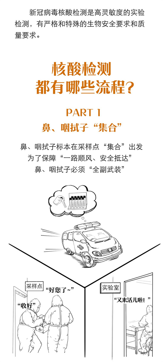 健康天津發布：核酸檢測都有哪些流程🤵🏿？為什麽不能馬上出結果？